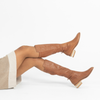Folmy Drambuie Leather Knee High Boots