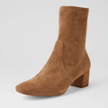 Hartful Light Choc Stretch Microsuede Boots