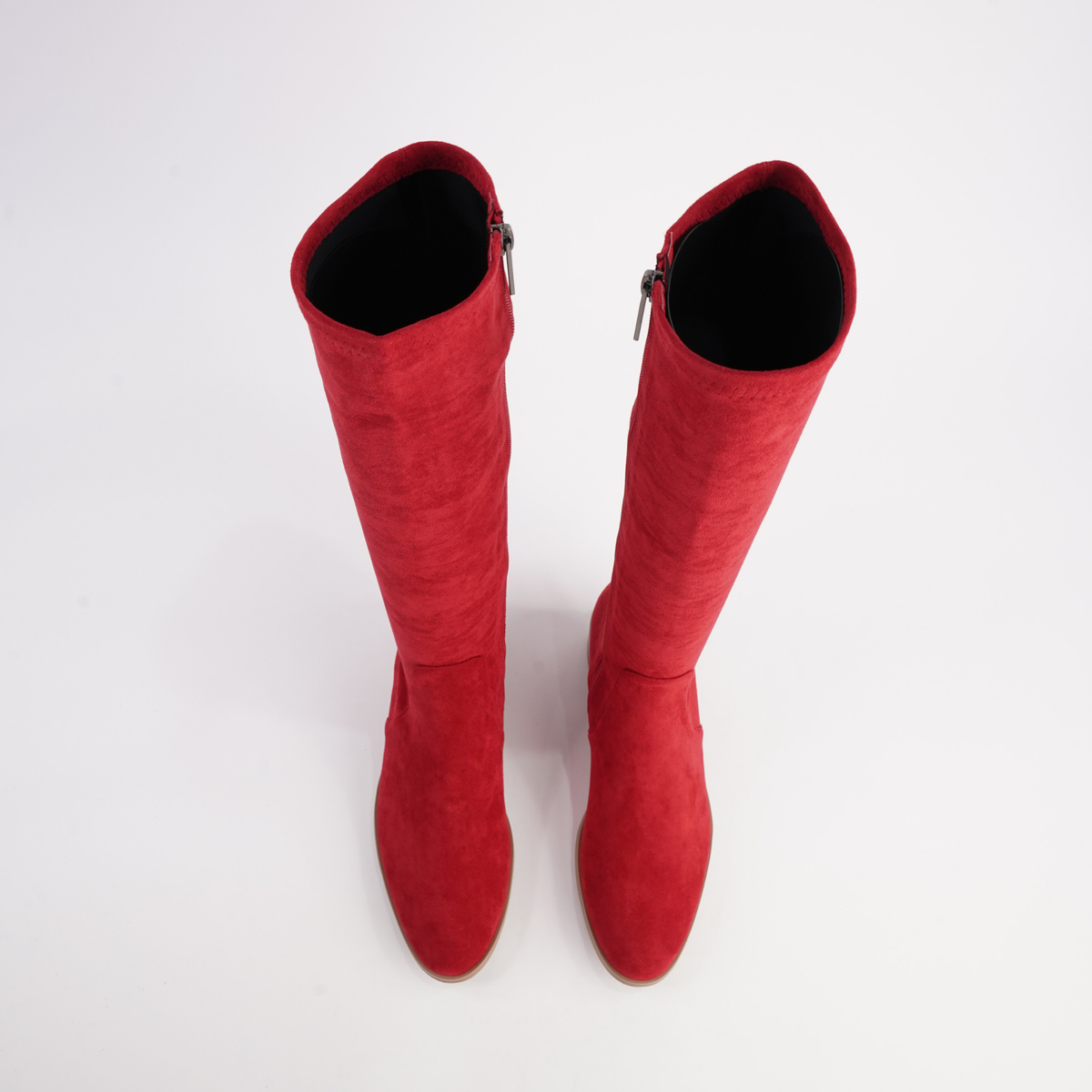 Timothie Ruby Suede Knee High Boots