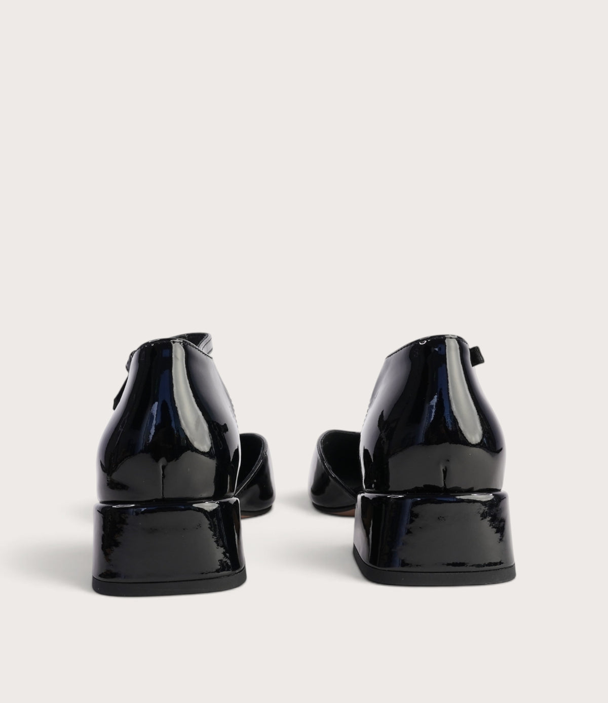 Munich Black Patent Leather Flats