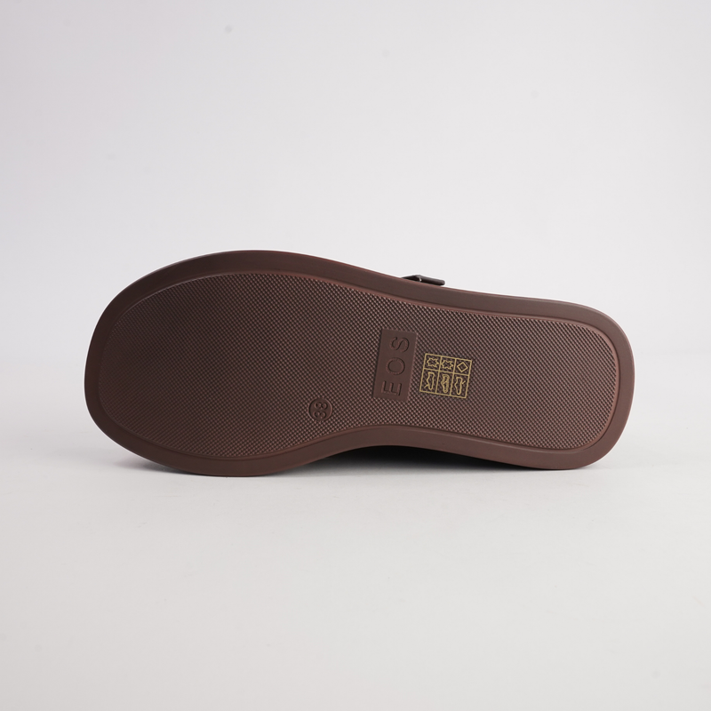 Aris Brandy Leather Wedges