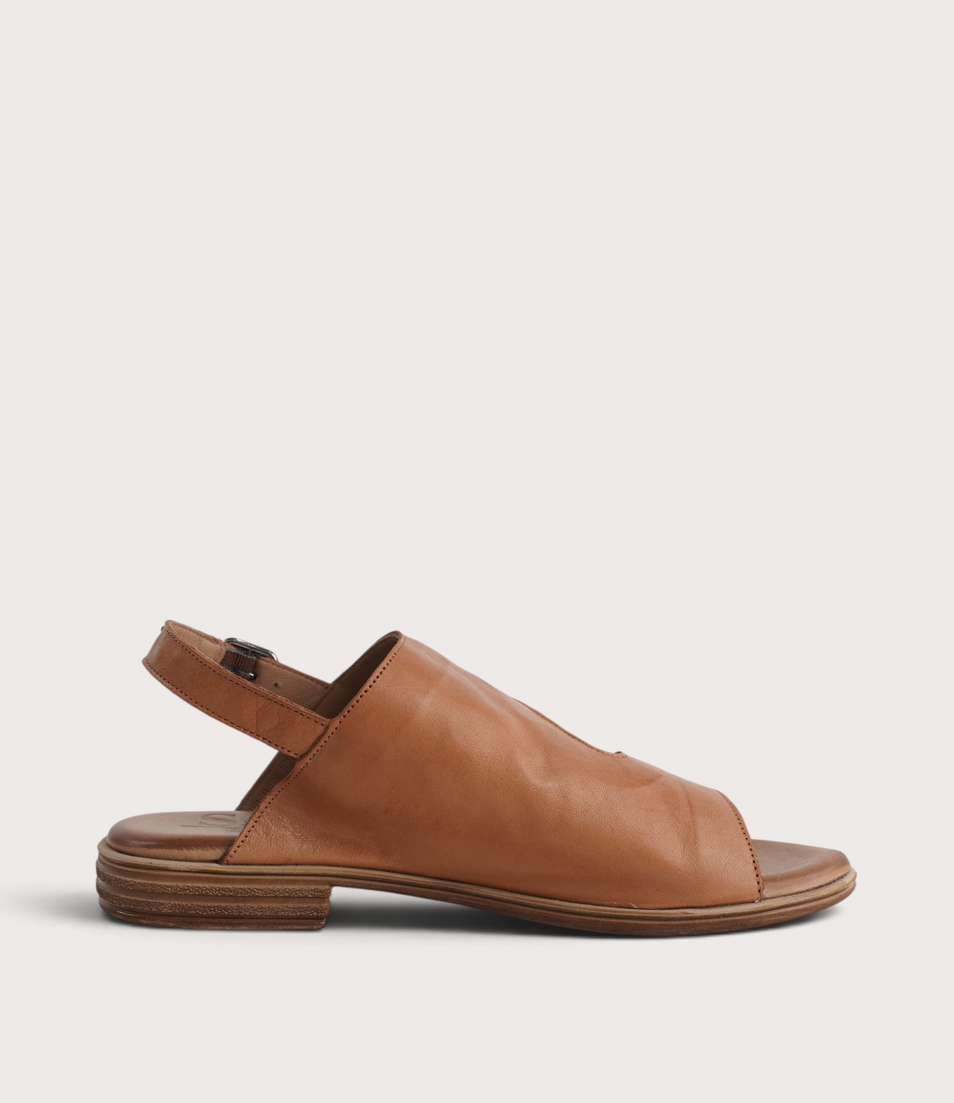 Mikey Coconut Leather Sandals