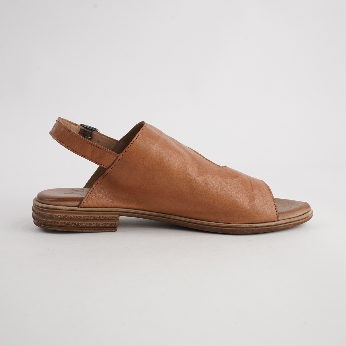 Mikey Coconut Leather Sandals - SALA | Shouz