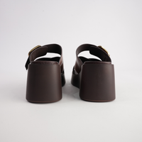 Aris Brandy Leather Wedges