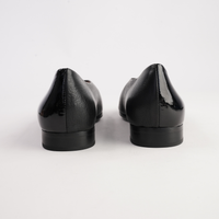 Paydes Black Patent/ Black Leather Flats - DJANGO AND JULIETTE | Shouz