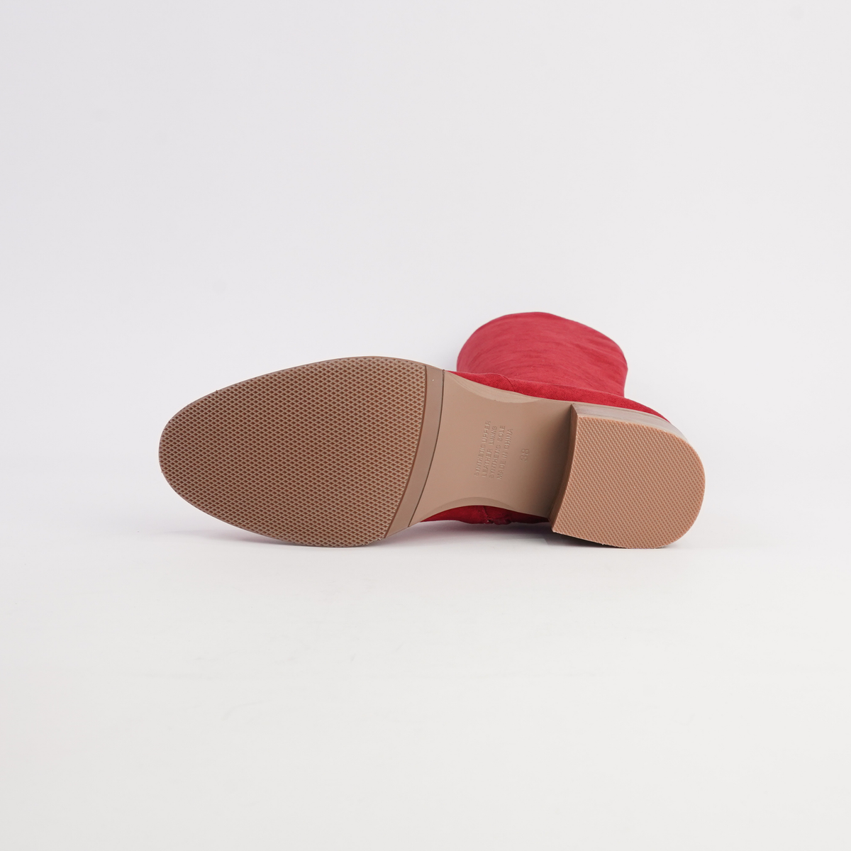 Timothie Ruby Suede Knee High Boots