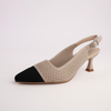 Audrey Black/ Nude Heels