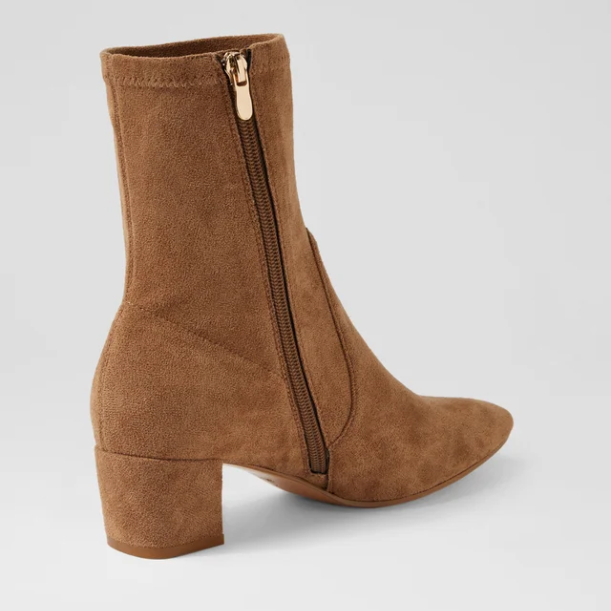 Hartful Light Choc Stretch Microsuede Boots - DJANGO AND JULIETTE | Shouz
