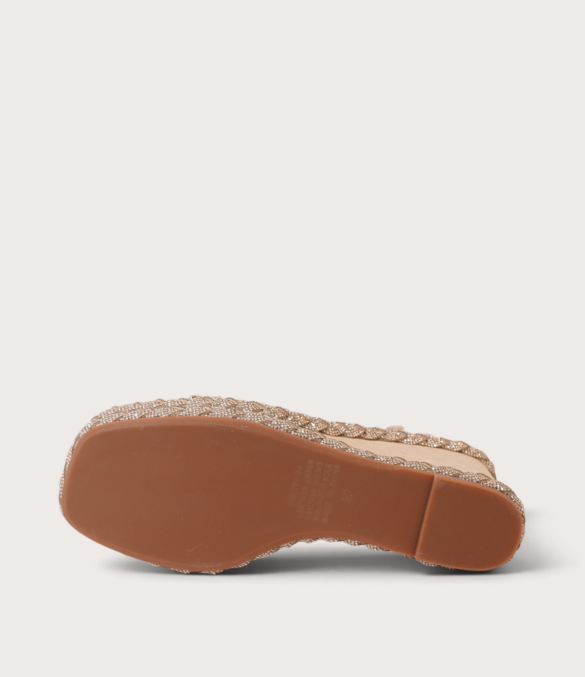Vontey Latte Suede Wedge Sandals