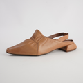 Valora Tan Leather Flats