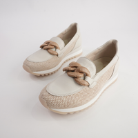 Esme Natural Leather Loafers