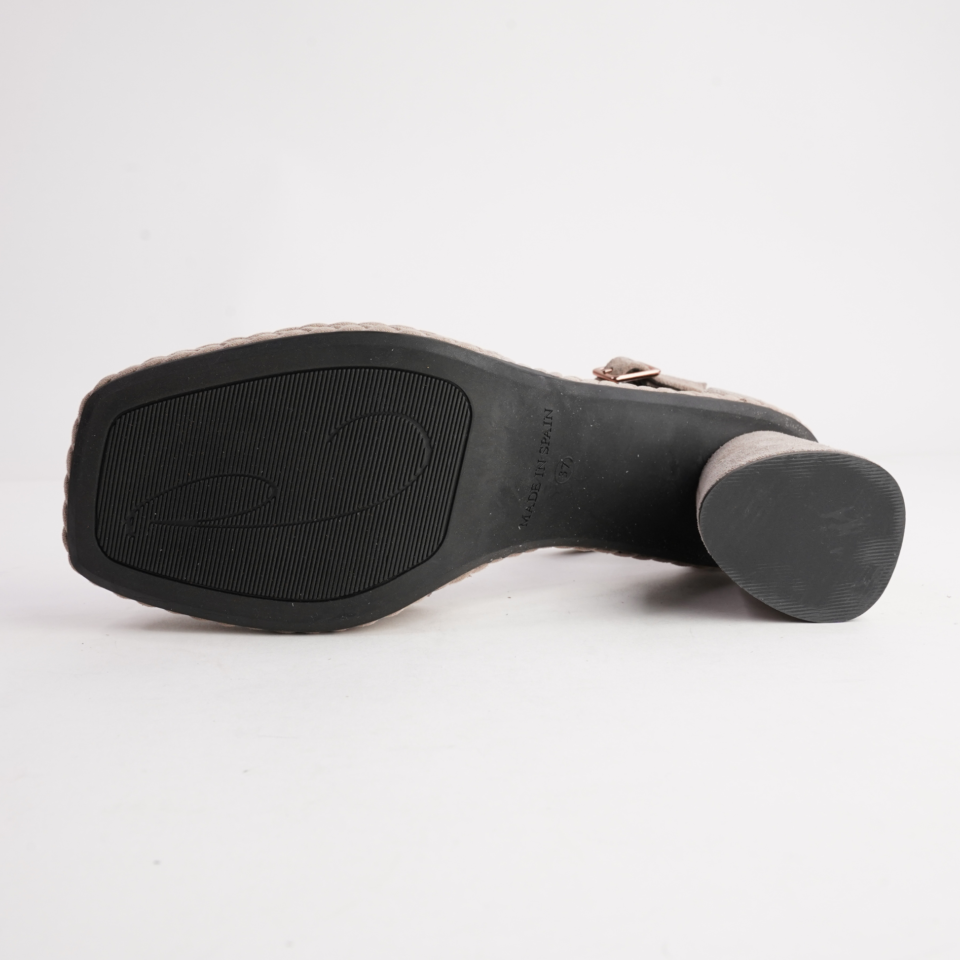Eldon Taupe Nubuck Leather Heels - GAIMO | Shouz