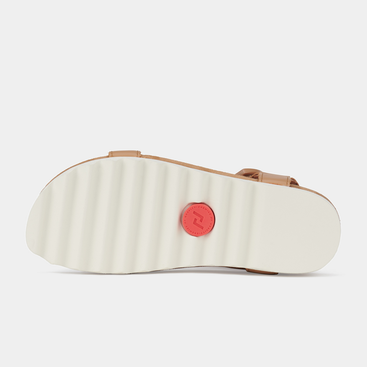 Sandal Tooth Wedge Soft Tan Leather Sandals - ROLLIE | Shouz