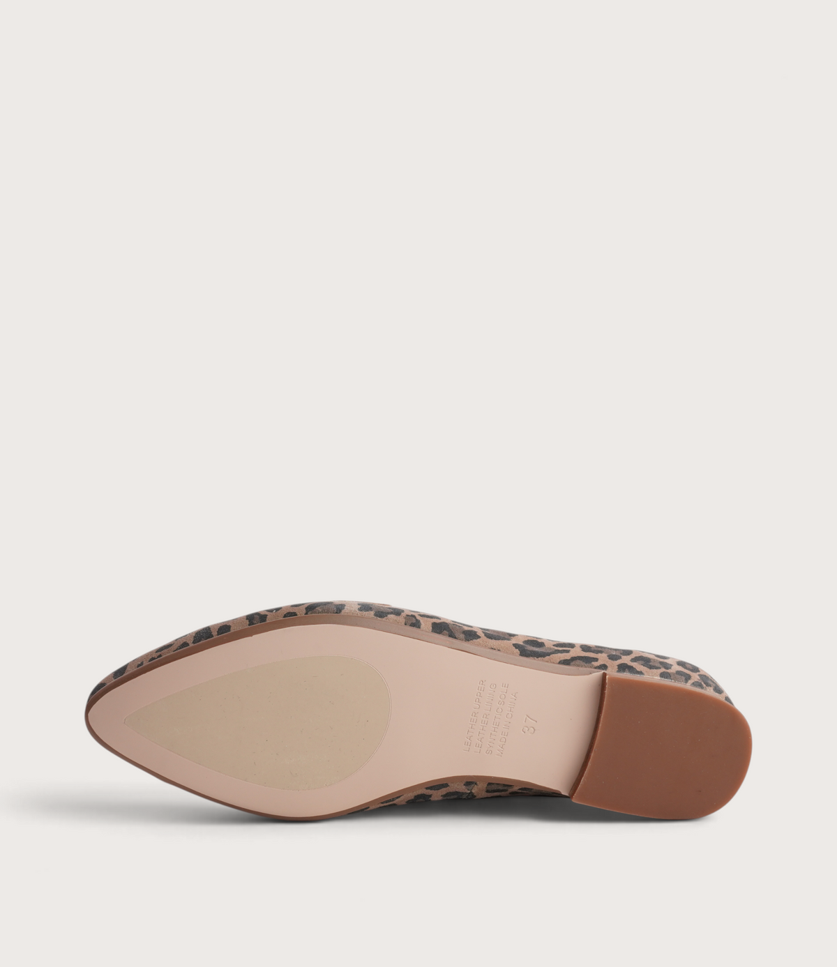Socoros Camel Leopard Leather Loafers