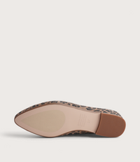 Socoros Camel Leopard Leather Loafers