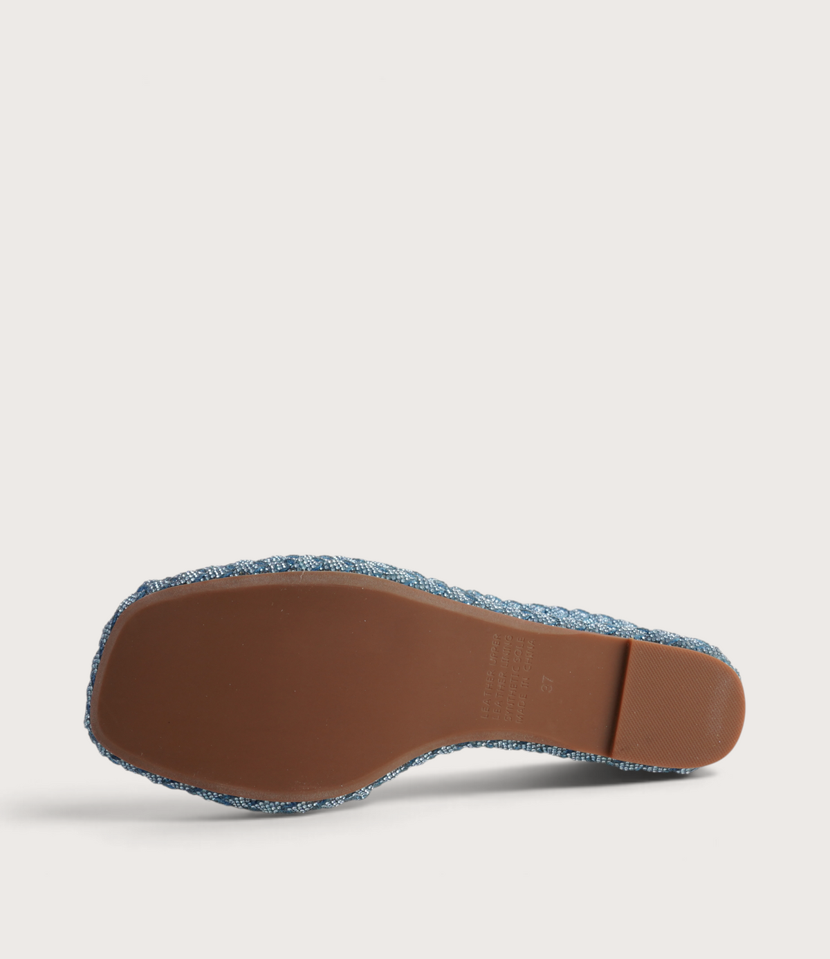Vontey Denim Suede Wedge Sandals