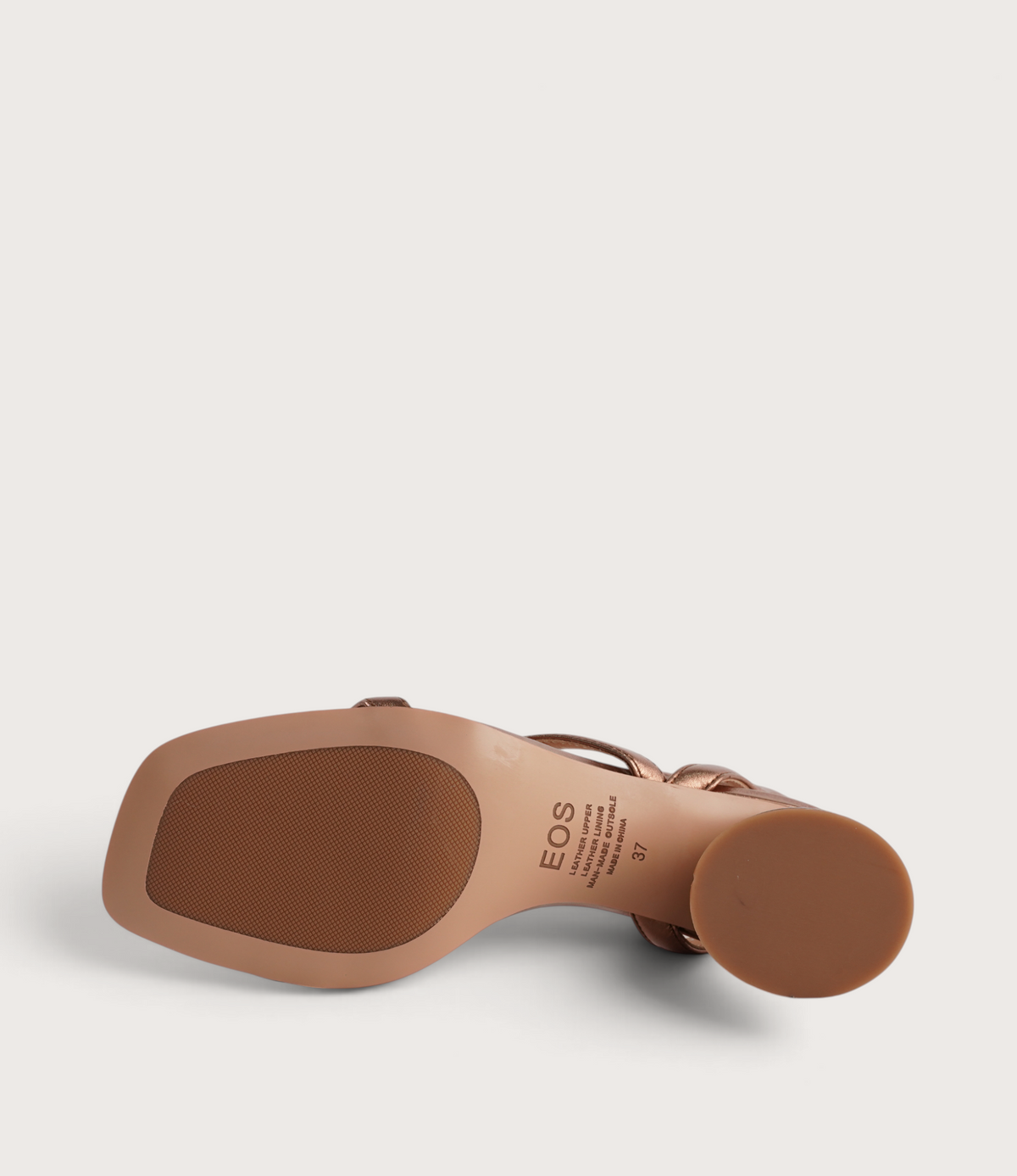 Petricia Copper Leather Heels