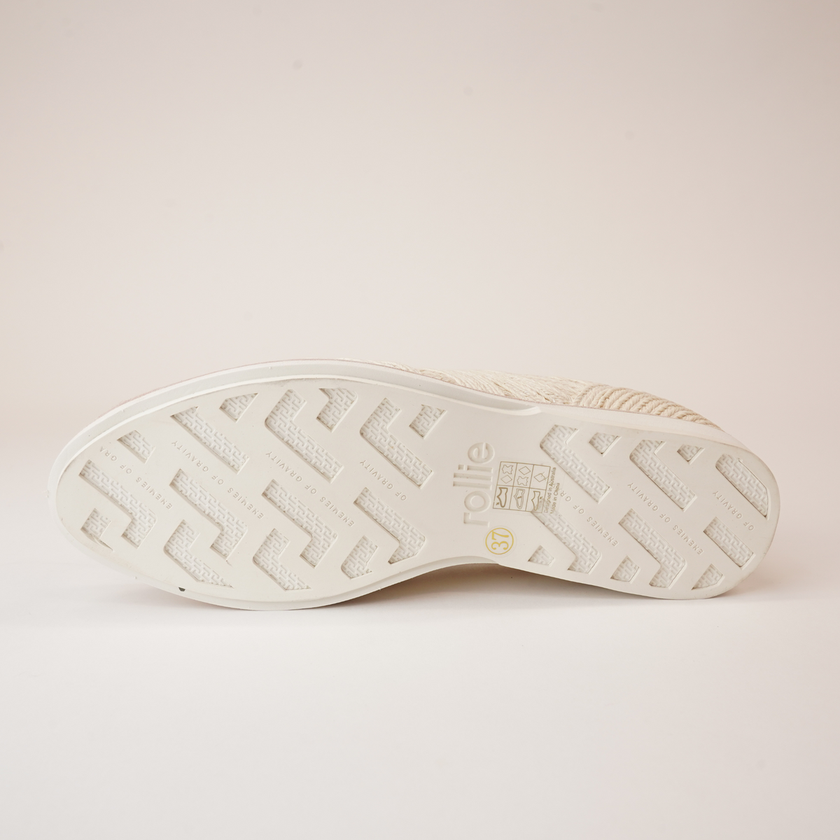 Derby Open Weave Oat Lace Up Flats - ROLLIE | Shouz