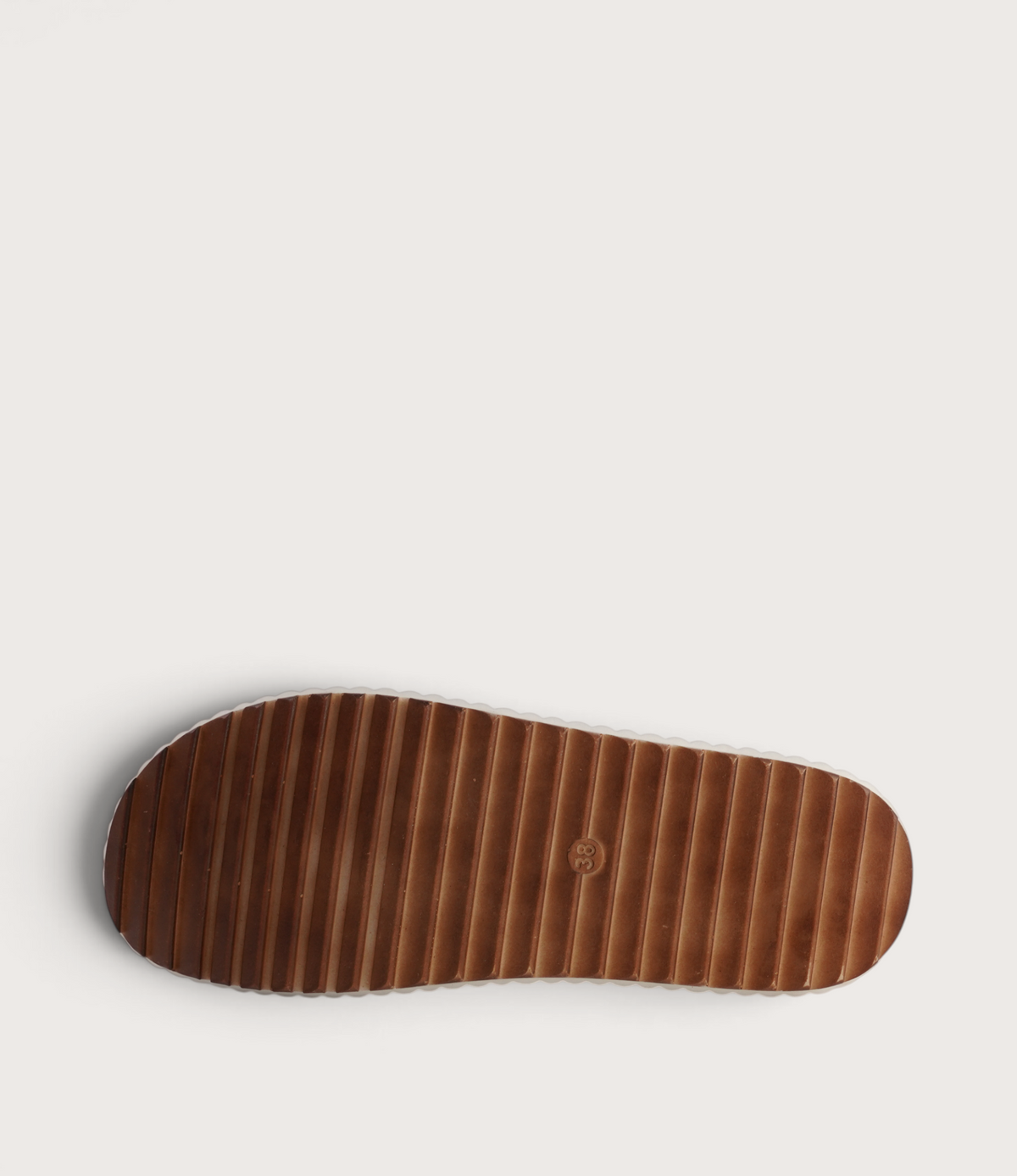 Sonny White/ Coconut Leather Slides