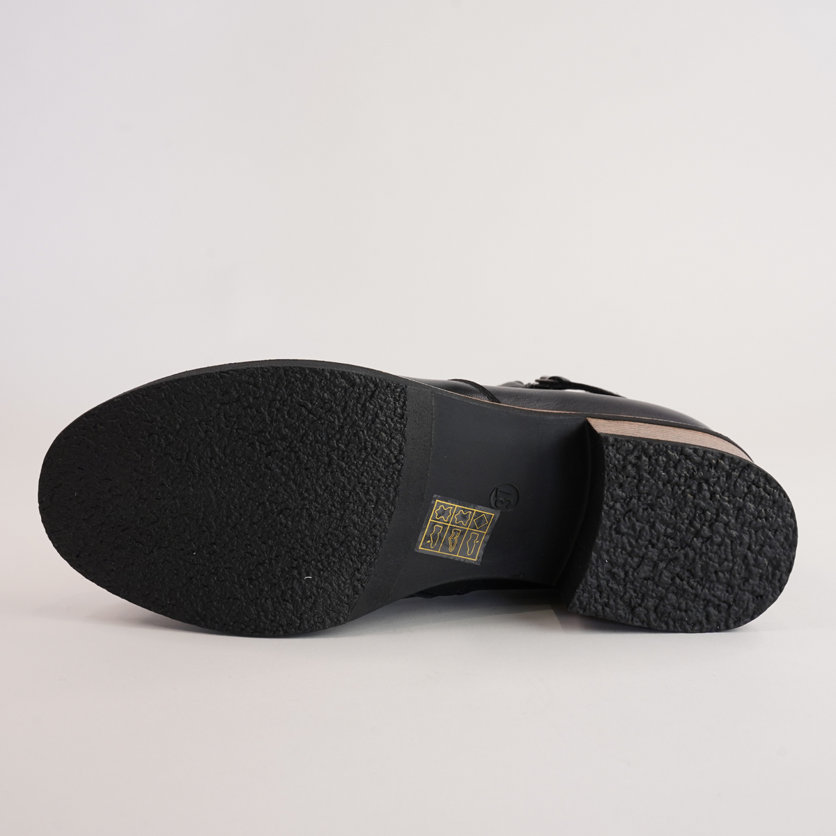 Dolomite Black Leather Ankle Boots - BRESLEY | Shouz