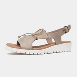 Malika Cafe Leather Sandals