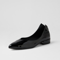 Ewa Black Patent Leather Ballet Flats