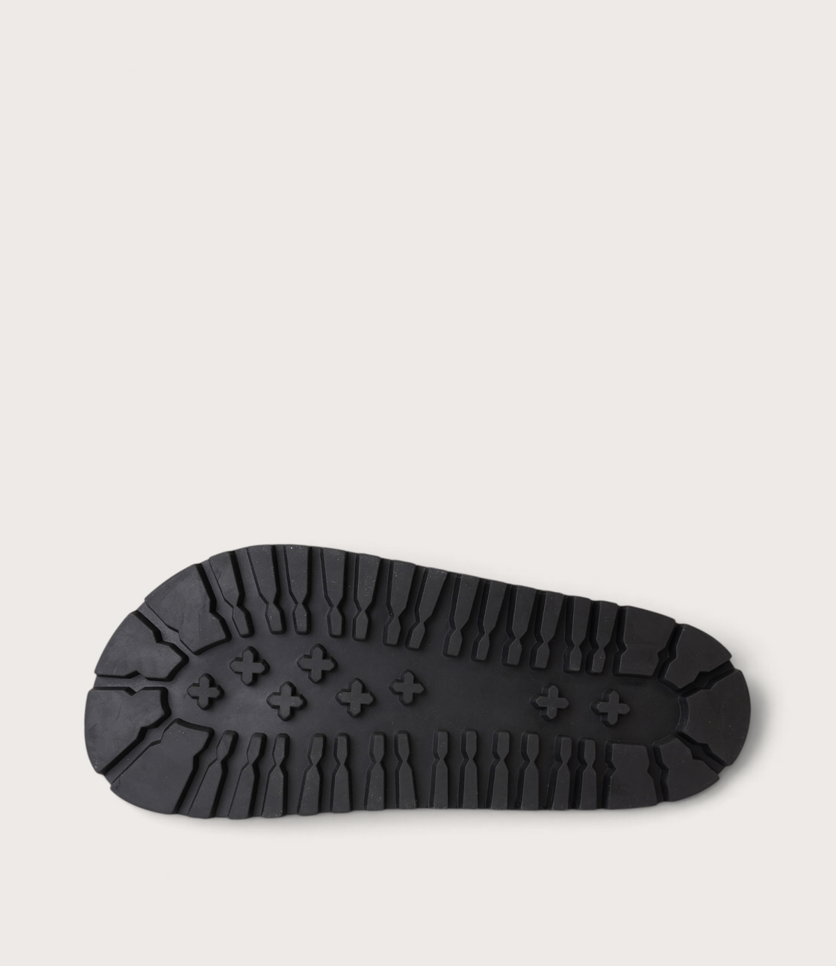 Ullana Black Leather Slides