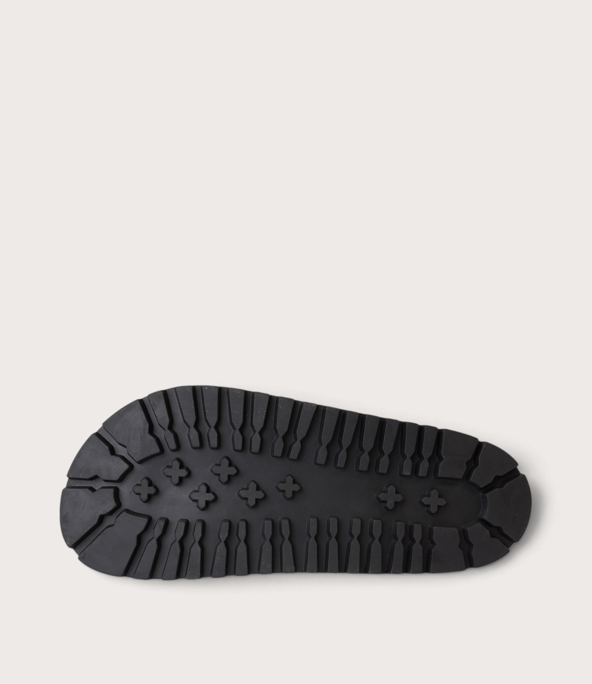 Ullana Black Leather Slides