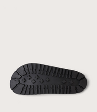 Ullana Black Leather Slides