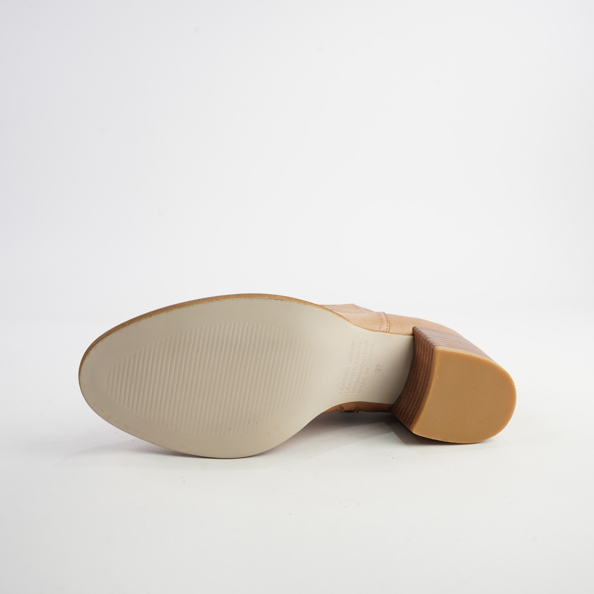 Mockas Dark Tan Leather Ankle Boots