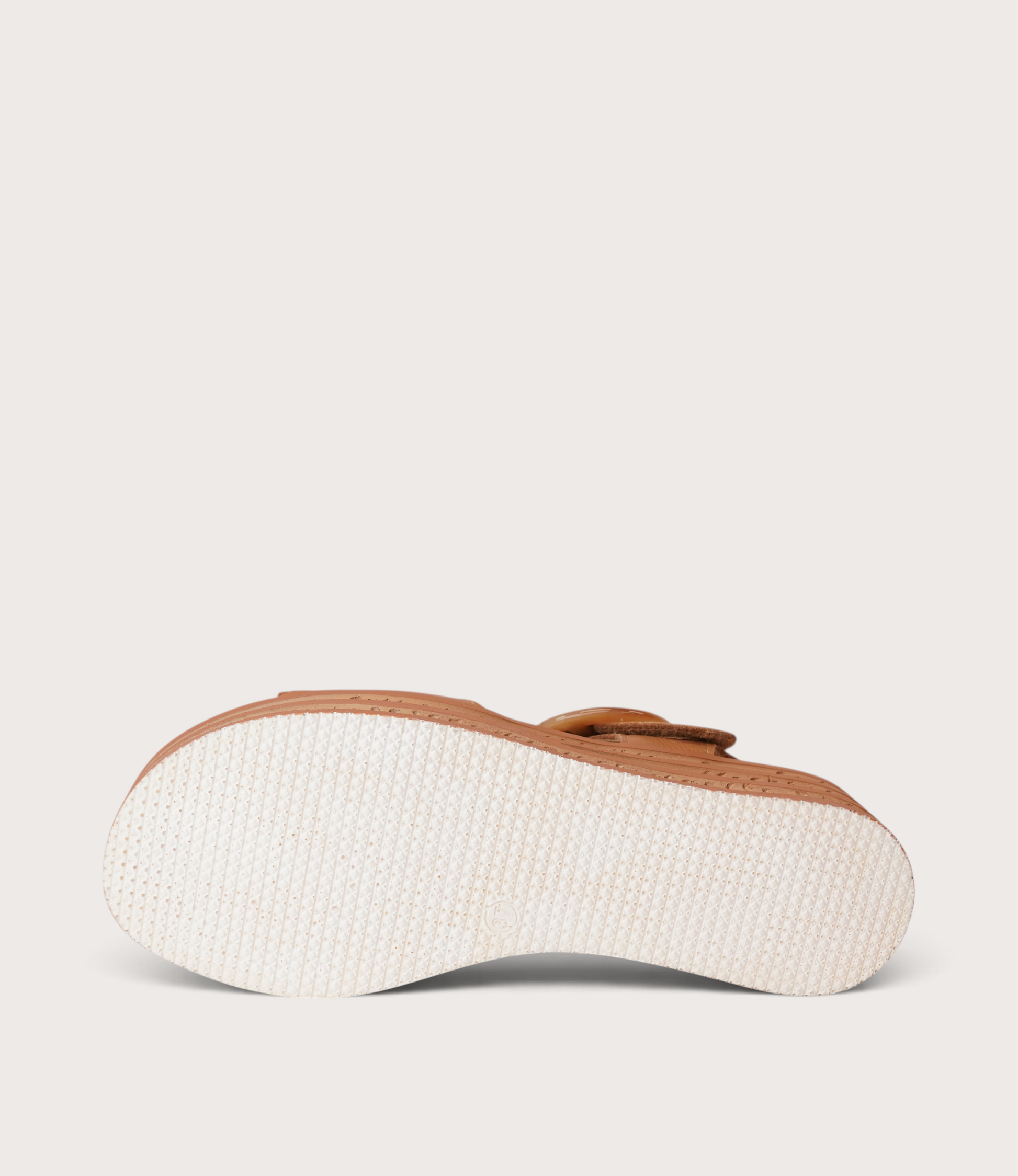 Cubbie Dark Tan Leather Sandals