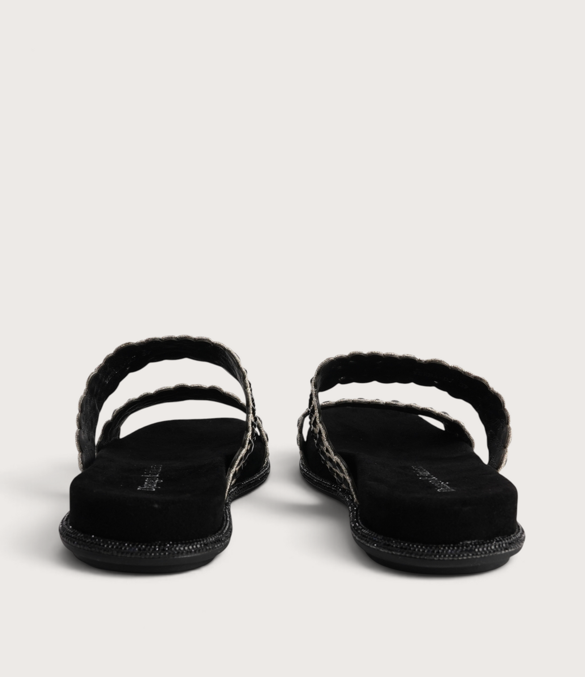 Yerba Black/ Gold Multi Slides