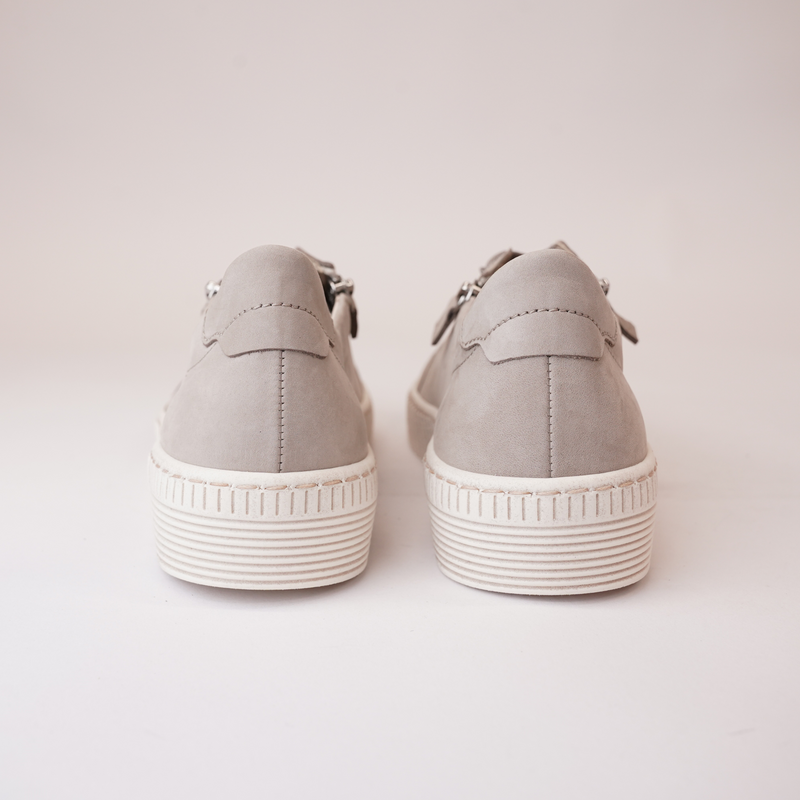 Amelia Linen Nubuck Leather Sneakers