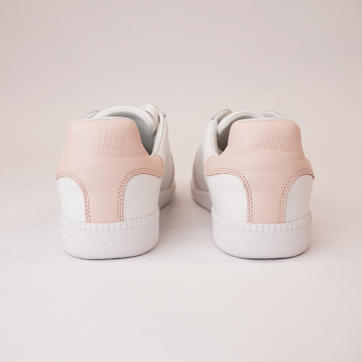 Pace 2 White/snow Pink Leather Sneakers