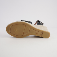 Sophia Doya Negro Espadrille Wedges