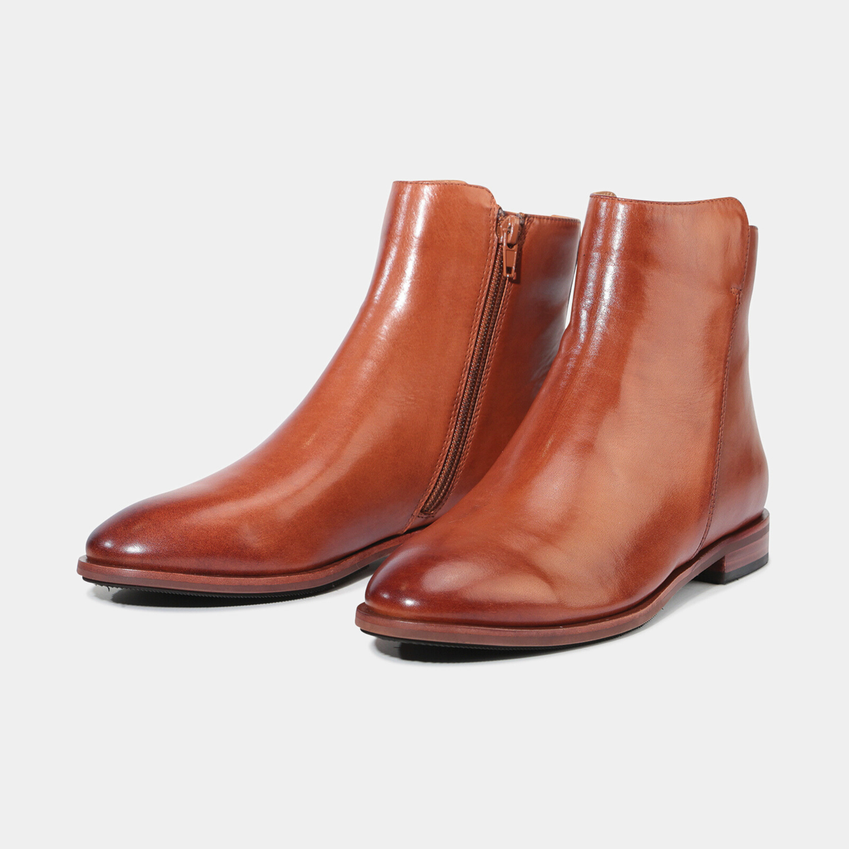 Pheonix Brandy Leather Ankle Boots - EOS FOOTWEAR | Shouz