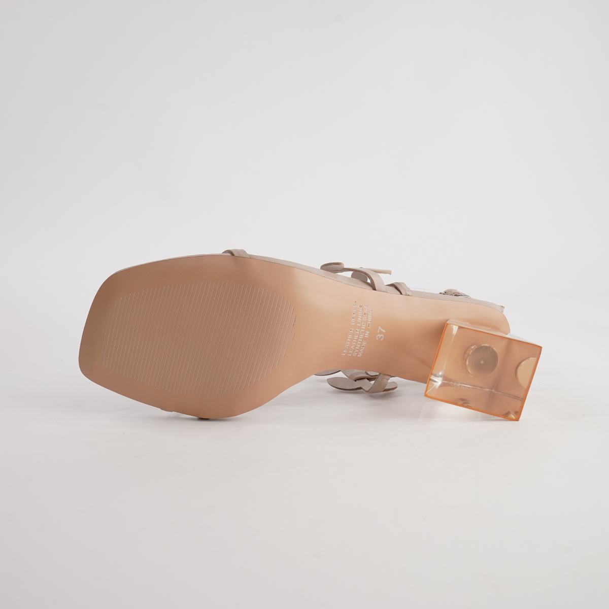 Morine Nude Leather Heels - DJANGO AND JULIETTE | Shouz