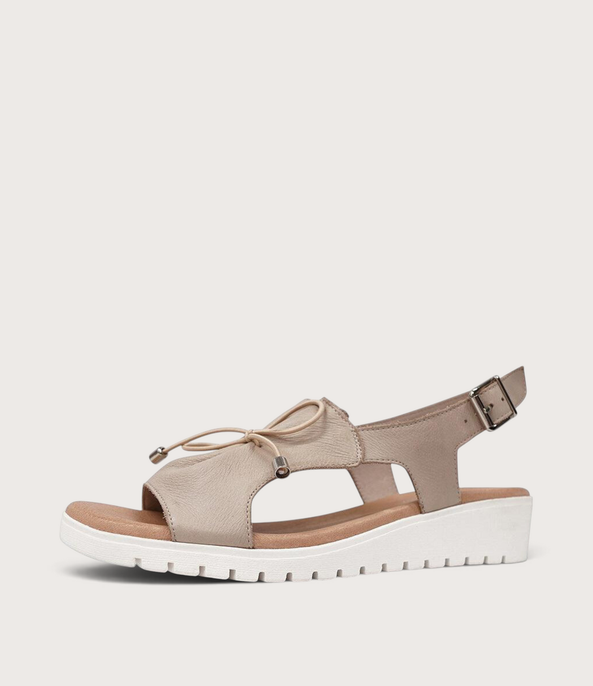 Malika Cafe Leather Sandals