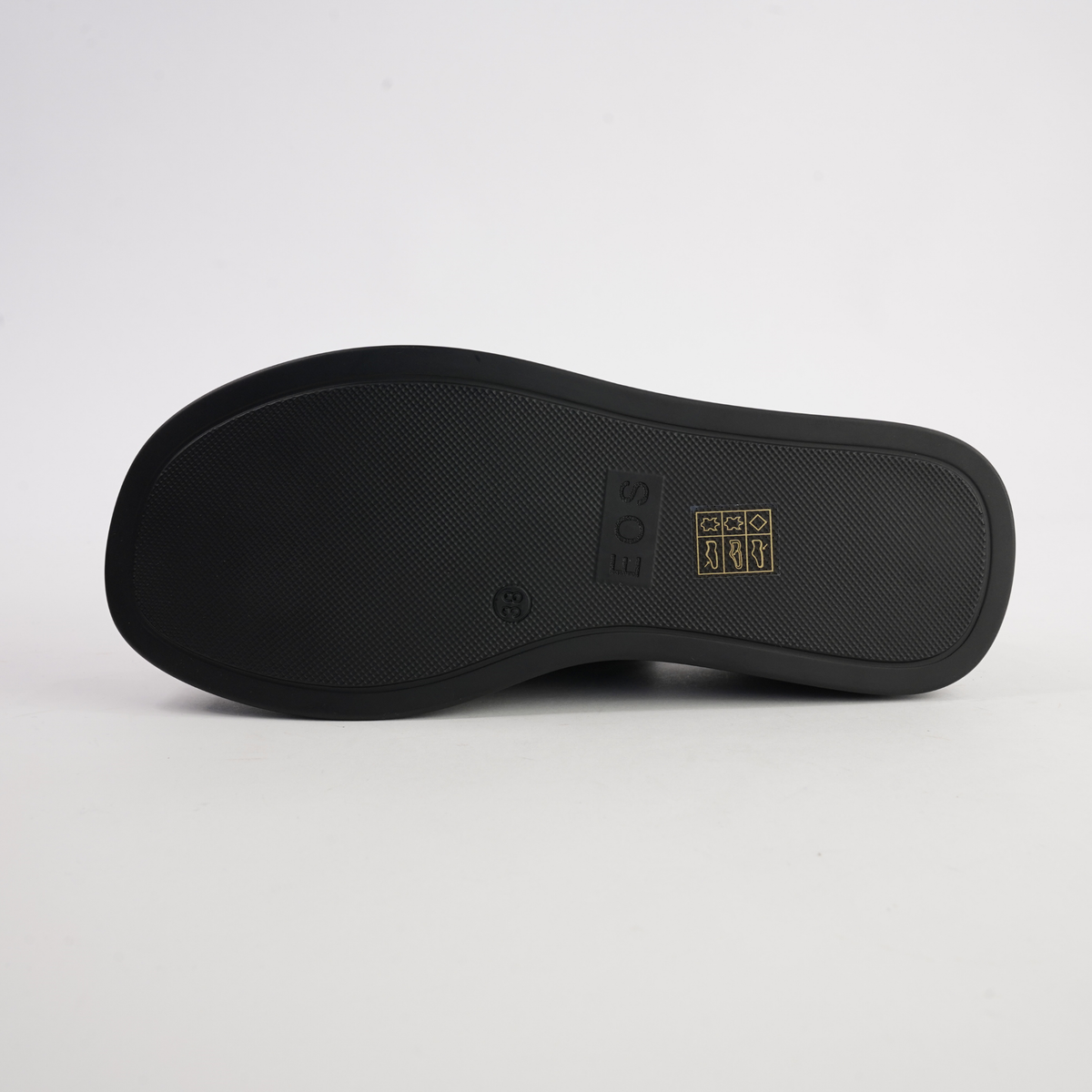 Ariani Black Leather Wedges - EOS FOOTWEAR | Shouz