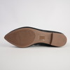 Celeste Black Leather Ballet Flats