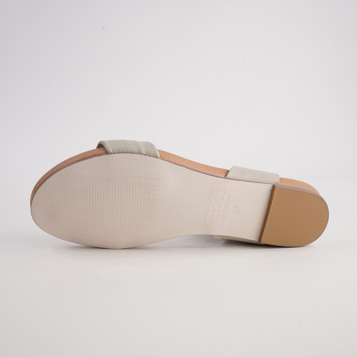 Jinnit Almond/ Tan Leather Sandals - DJANGO AND JULIETTE | Shouz
