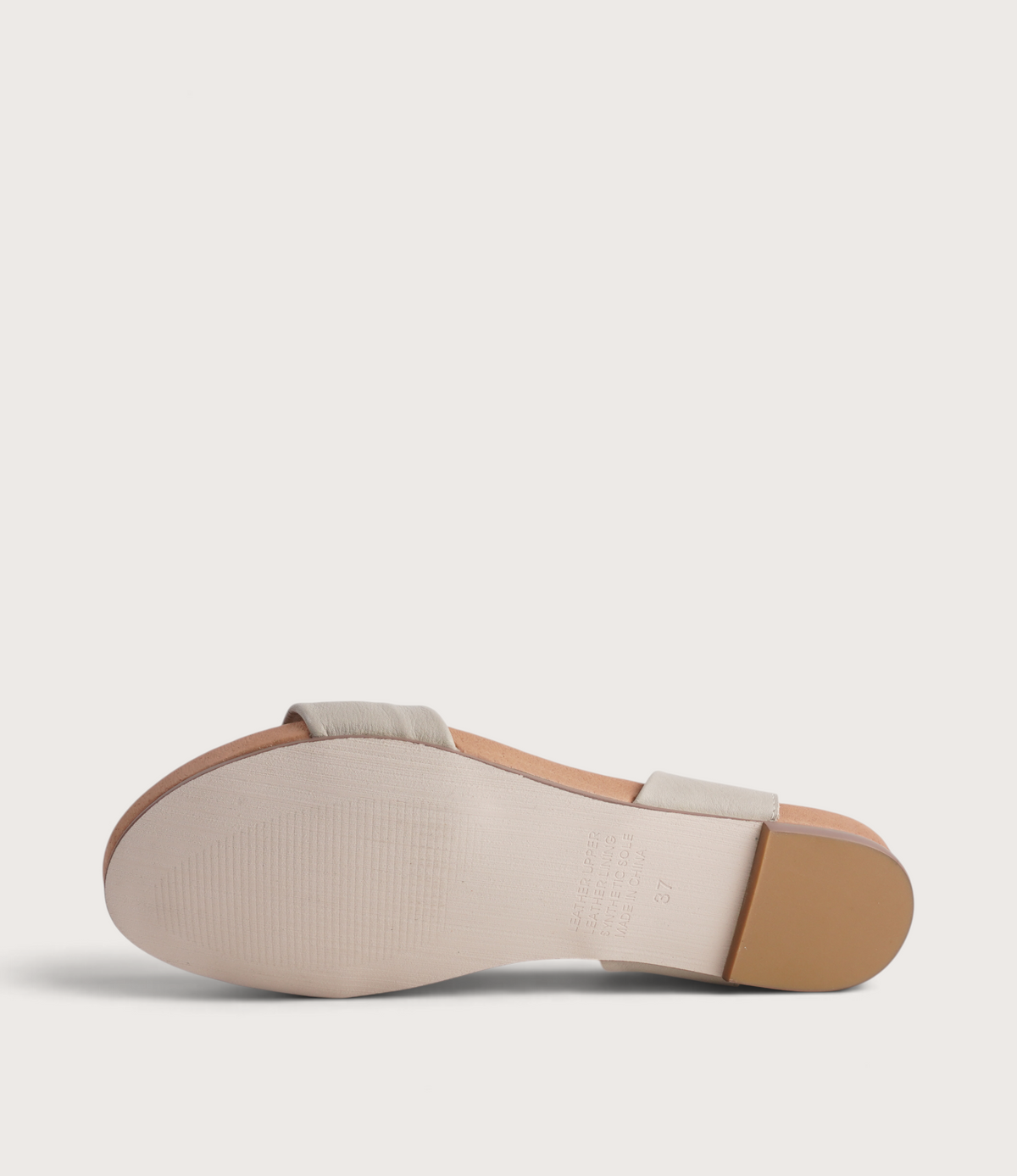 Jinnit Almond/ Tan Leather Sandals