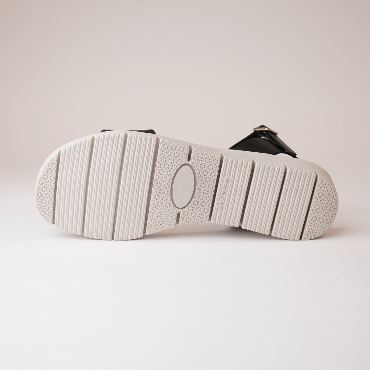 Bella Black Leather Sandals - NU BY NEO | Shouz