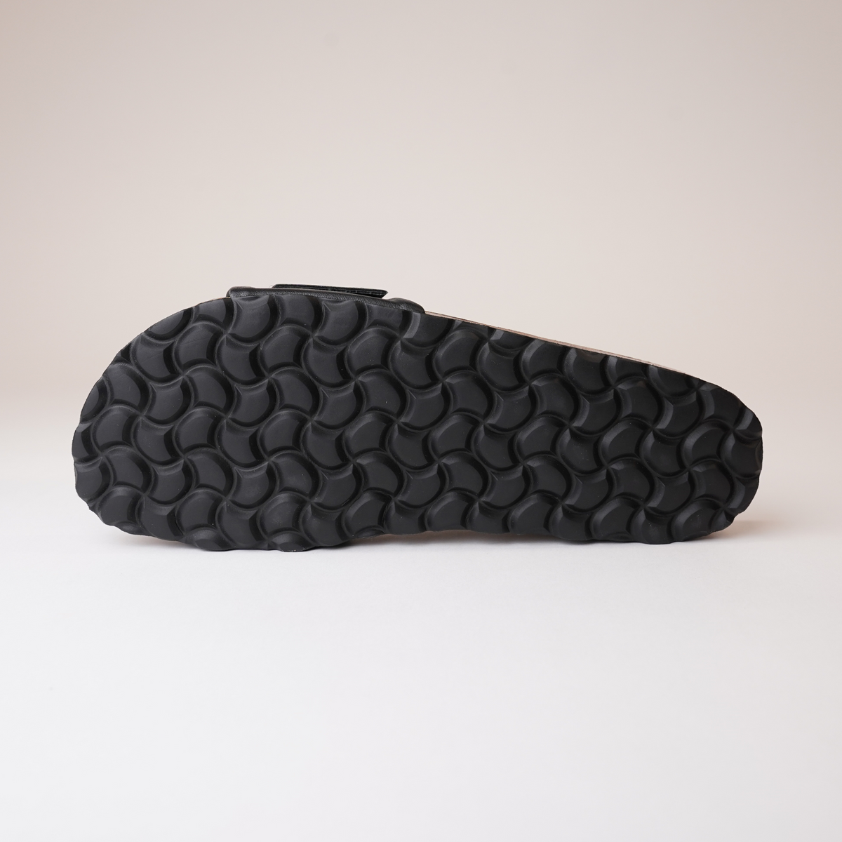 Reiko Black Leather Slides