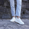 Cobus White Leather Sneakers