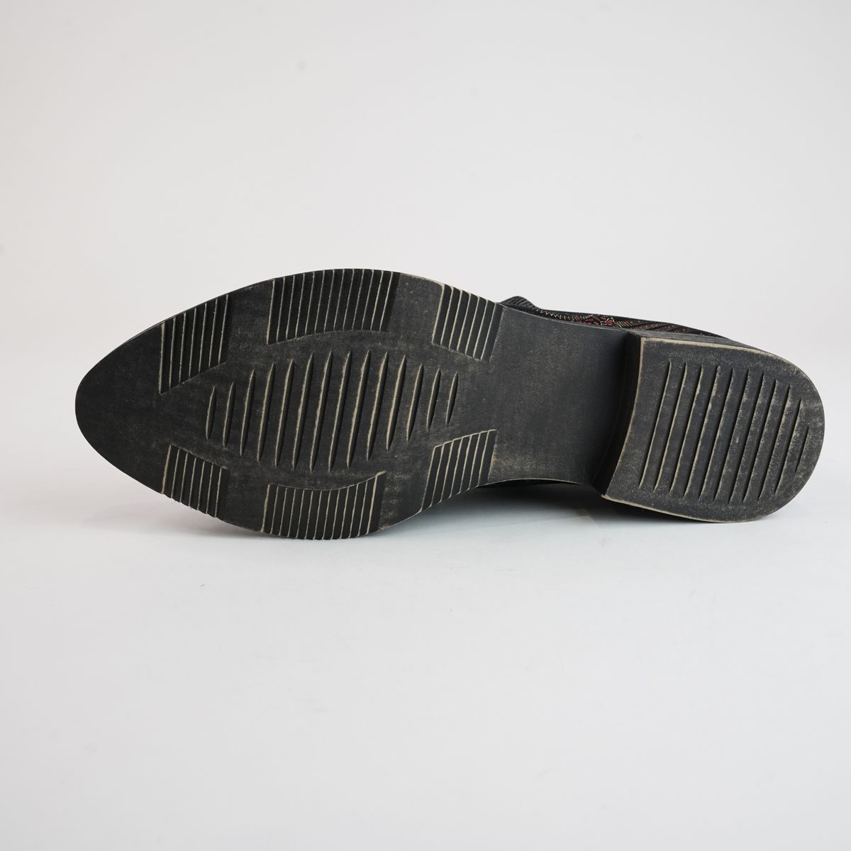 Kotty Black Print/ Regal Print Lace-up Flats - DJANGO AND JULIETTE | Shouz