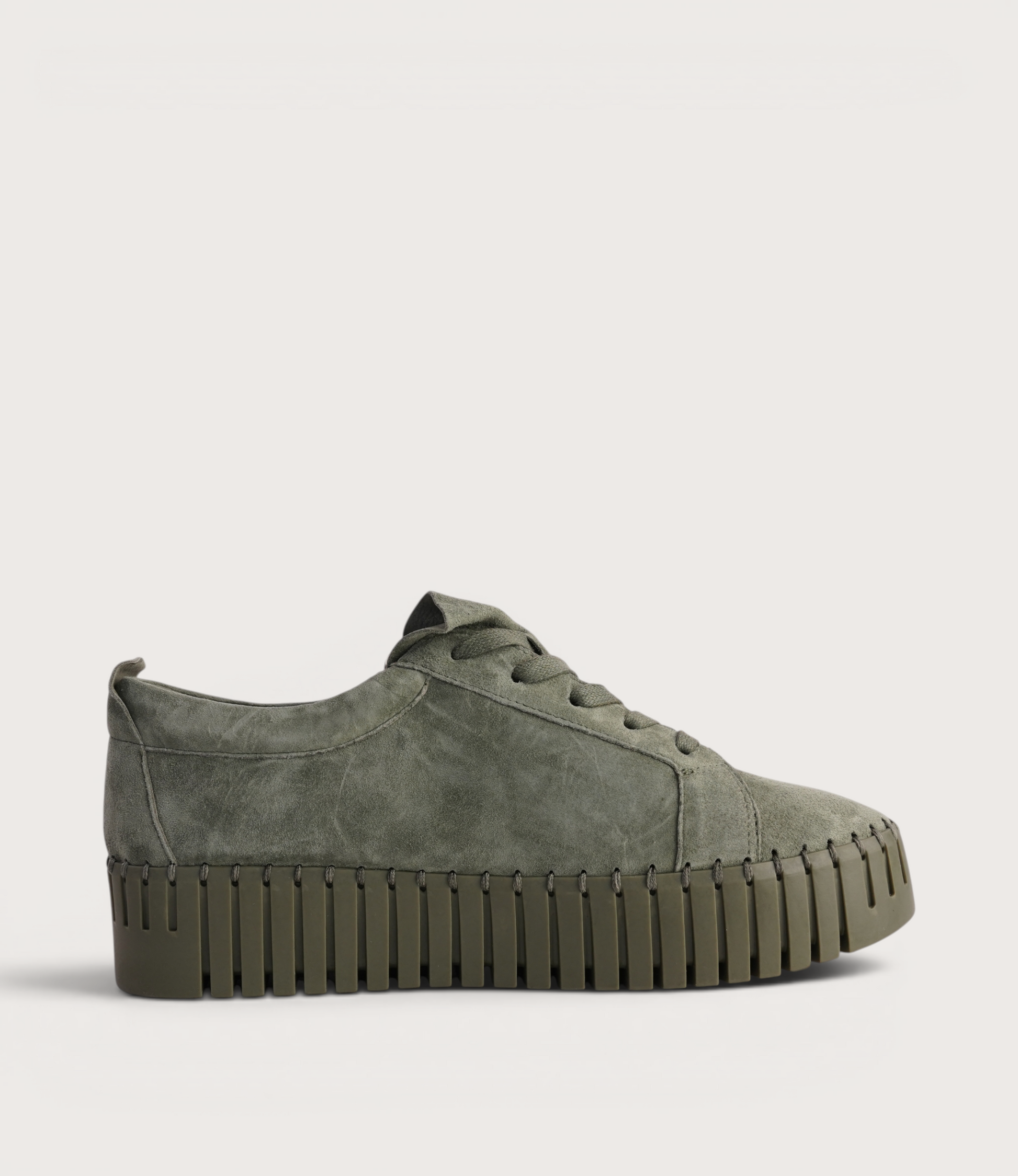 Bump Khaki Suede/ Khaki Sole Sneakers