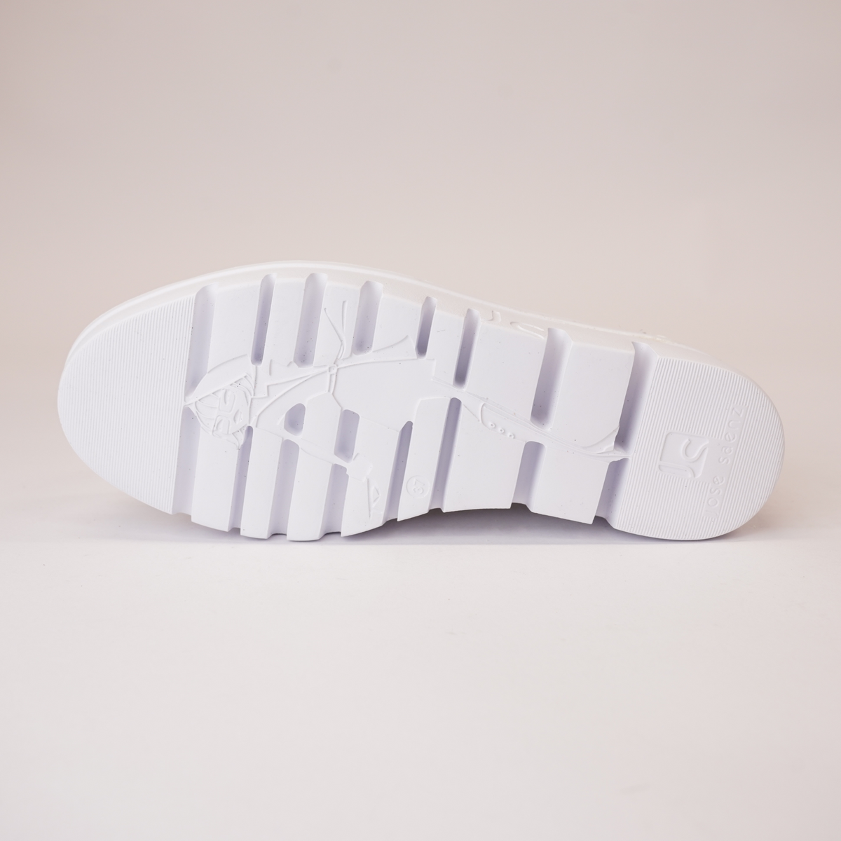 Js-4423 White/ Multi Leather Sneakers - JOSE SAENZ | Shouz