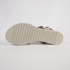 Ruth Champagne Multi Leather Sandals