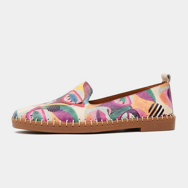 Airlie Portrait Multi Leather Flats